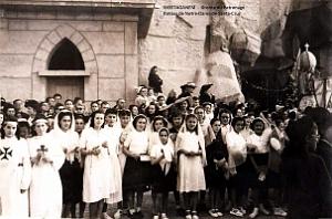 Mostaganem - Grotte du patronage - Retour de N.D.de Santa-Cruz